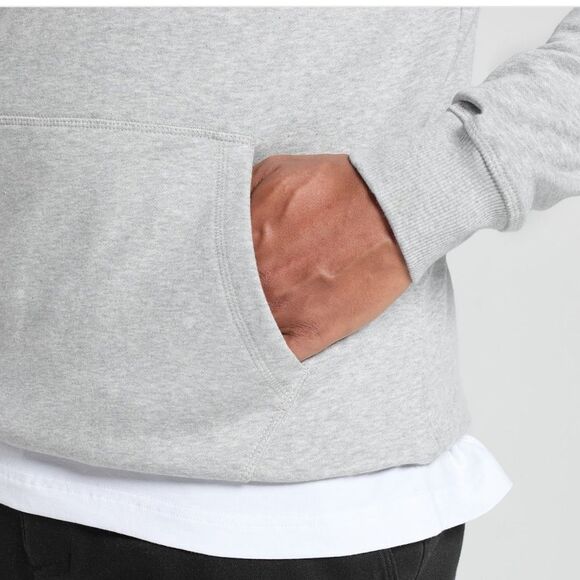 GYMSHARK CREST HOODIE‎ Grey in color Small NWT in packaging - Picture 4 of 7